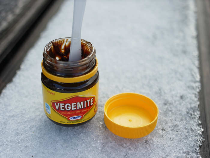 AUSTRALIA: Vegemite, a salty paste made from brewers