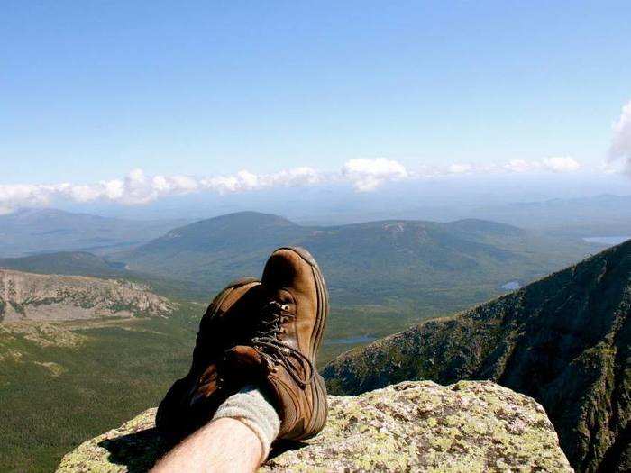 Hike up Mount Katahdin, Maine