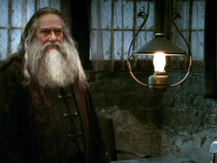 Ciarán Hinds played Aberforth Dumbledore, Albus