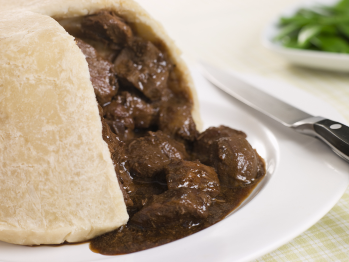 Offal — the organs of an animal — features in many classic British dishes, like steak and kidney pudding, which is made with diced beef, lamb