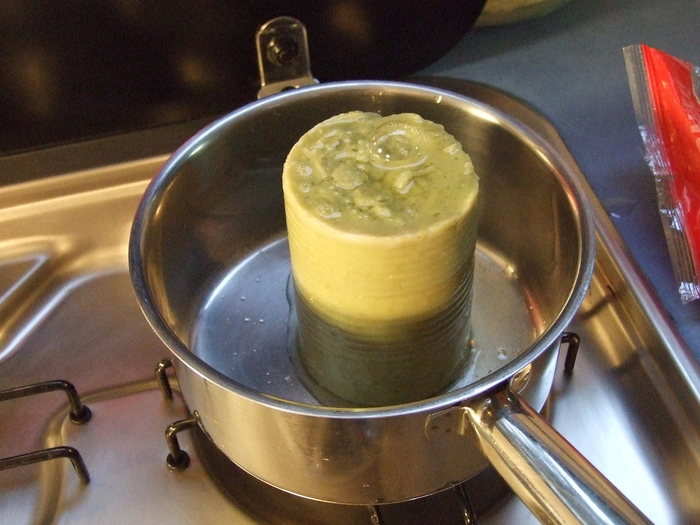 Mushy peas — marrowfat peas which have been soaked overnight then boiled with sugar and salt to form a green mush — is a side dish traditionally served with fish and chips. If you don