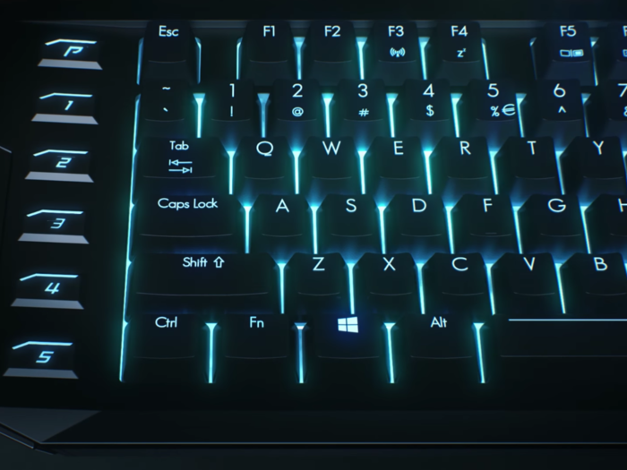 The 21X also has a full-size mechanical keyboard, which have aren