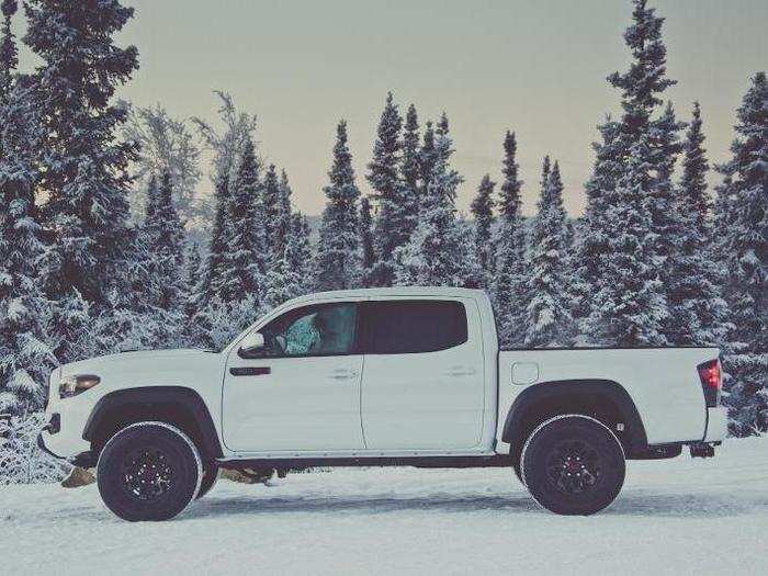 5. Lastly, the 2017 Toyota Tacoma can tow up to 6,800 pounds. It comes with Trailer Sway Control to ensure the trailer stays inside the lane.