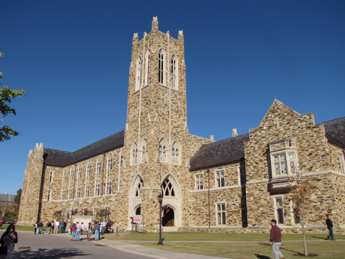 21. Rhodes College Library in Memphis, Tennessee features medieval architecture both inside and out. It has been recognized by AIA Memphis as one of the city