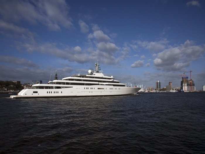 11. The Eclipse yacht reportedly cost $500 million and is owned by Russian billionaire Roman Abramovich. It is the second largest yacht in the world.