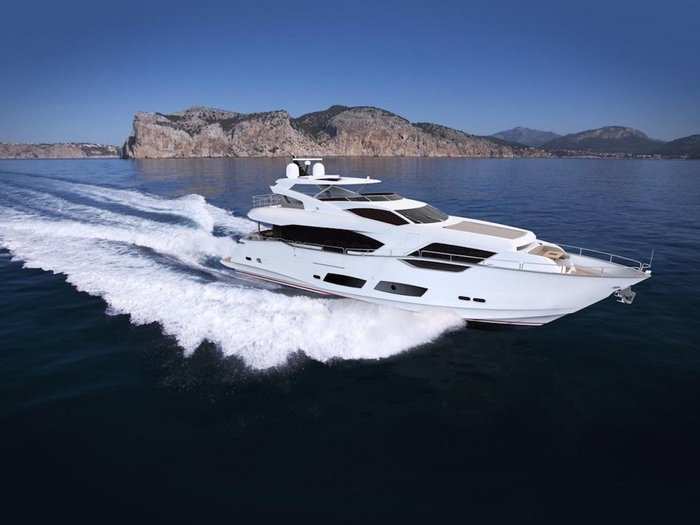 13. The Sunseeker 95 may not be as big as some of the yachts on this list, but it sure is luxurious. It comes with a staircase that leads to a suite!