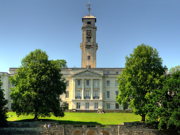 13 (75). University of Nottingham — Nottingham