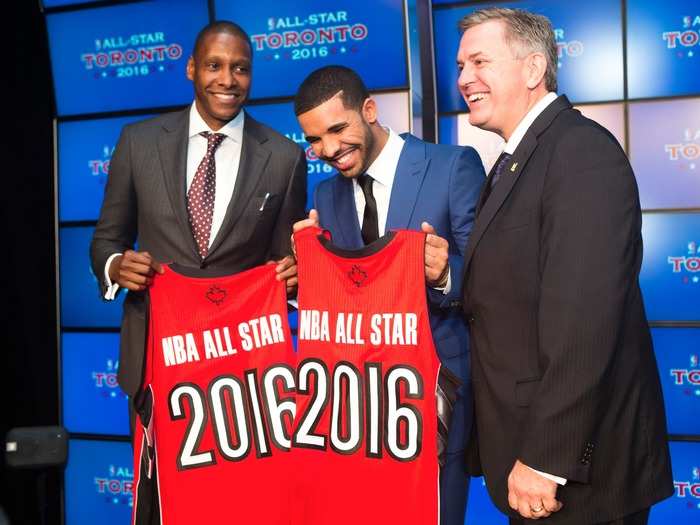 Just six days after dropping the album, the Toronto Raptors named Drake a "global ambassador." He has been affiliated with the team ever since.