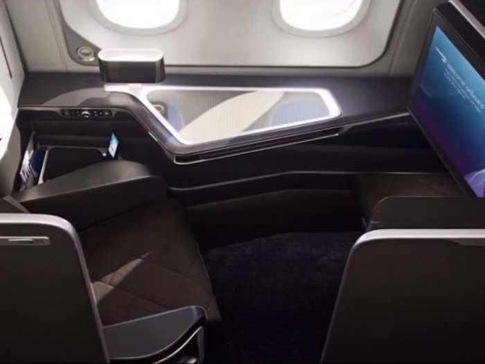 Each seat also has two USB ports and a personal locker that comes with a mirror for in-flight touch ups. A one-way ticket from London to New Delhi will set you back about $5,000.