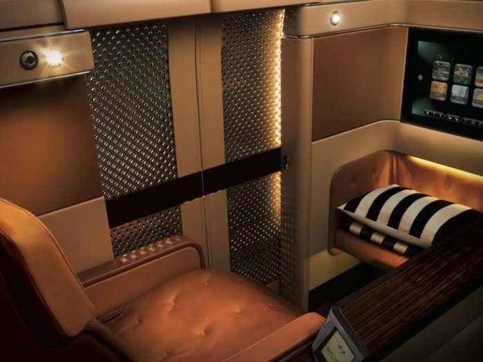 The Etihad cabin really just about as luxurious as it gets.