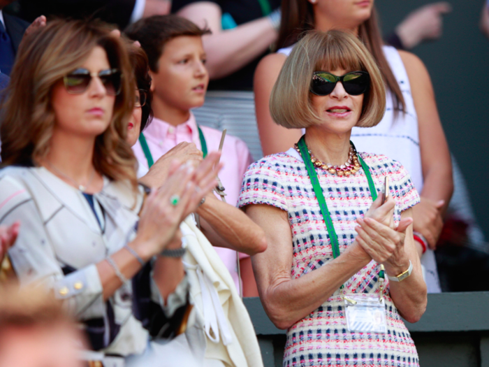 Her favorite sport is tennis, and she can often be spotted smiling from the sidelines of the US Open and Wimbledon.