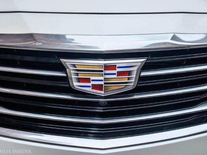 As with all luxury brands, the faux-heraldic Cadillac shield has become more abstract. Caddy has also ditched the wreath for its logo, a big change to a longtime visual element.