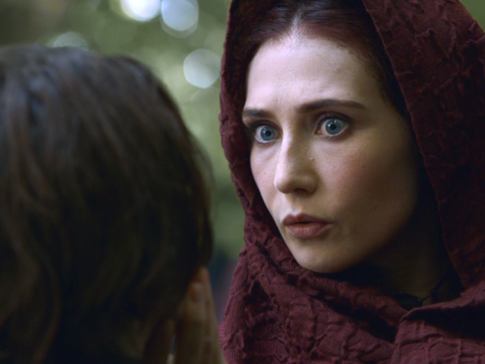Is Melisandre going to find Arya or will Arya stumble upon her first?