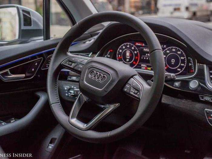 Audi has the best interiors in the business right now, and the Q7