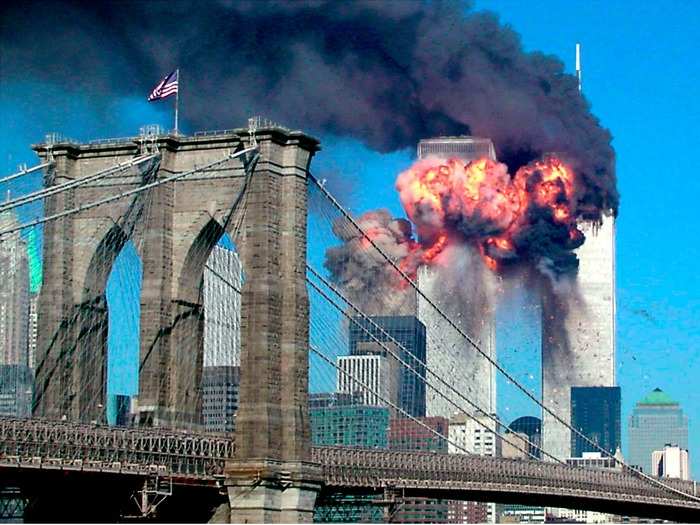 The impact of the two jets was devastating, smashing through the steel structure of the towers and igniting fires that eventually brought the buildings down. Warplanes took to the skies. Every nonmilitary flight in US airspace was ordered to land.