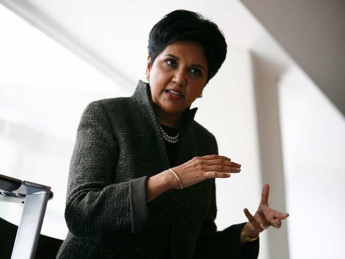 PepsiCo CEO Indra Nooyi is in the office by 7.am.