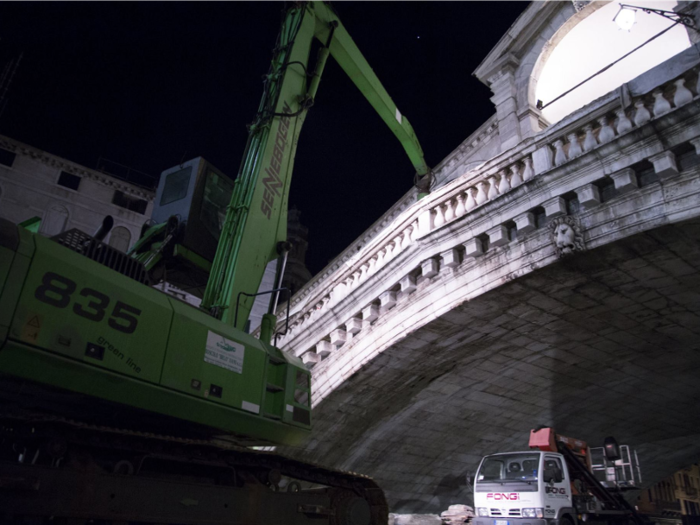 In 2012, he pledged 5.5 million euros (roughly $6 million) to repair the historic Rialto Bridge, one of four bridges over Venice
