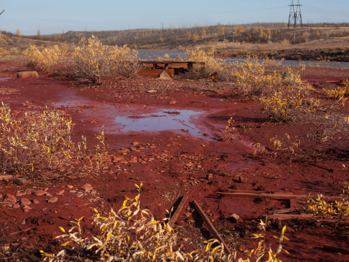 The river has turned red before.