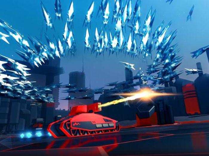 "Battlezone" is a modern VR take on the classic arcade tank battling game of the same name.