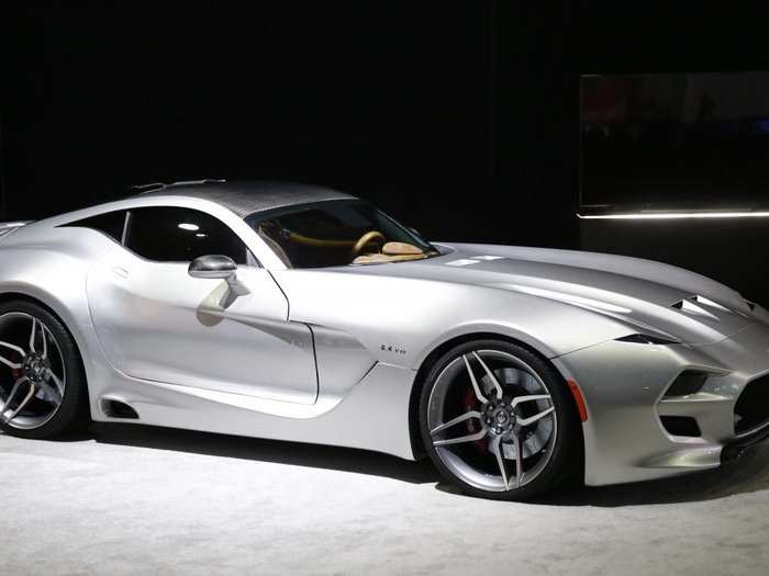 To make it a true American supercar, Fisker said it was important the Force 1 had torque and sheer power. So he equipped the car with "the largest natural aspirated [V10] engine in the world."