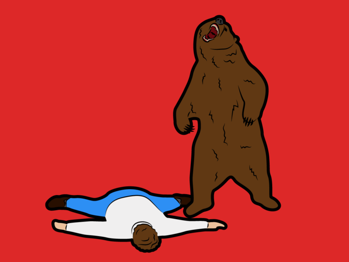 Myth: Always play dead when you are attacked by a bear.