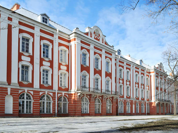 25. St. Petersburg State University was originally used as a military college. The grand Twelve Colleges is the institution