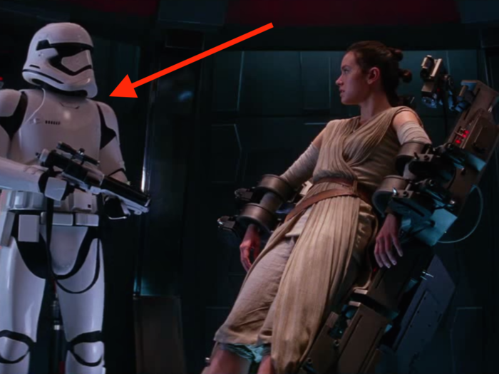 Or Daniel Craig (also known as James Bond) making a cameo as the stormtrooper Rey uses the Force on during her escape in "Star Wars: The Force Awakens."