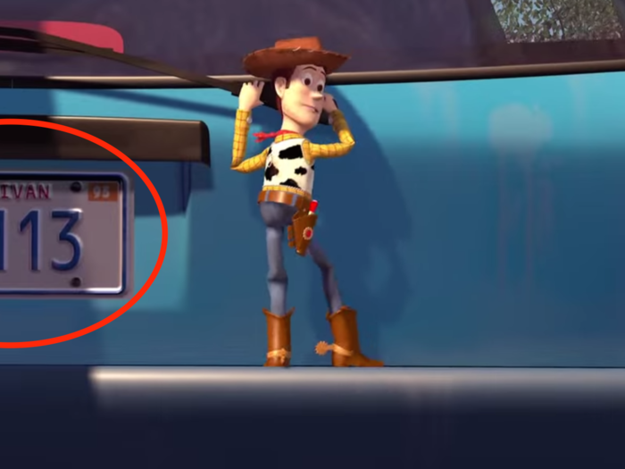 Pixar movies have their own recurring Easter egg. The sequence "A113" appears in almost every film, nodding to a famous classroom number Pixar animators remember from their school days at CalArts.