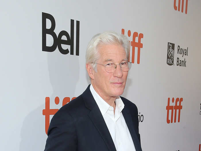 Richard Gere supported his new one, "Norman: The Moderate Rise and Tragic Fall of a New York Fixer."