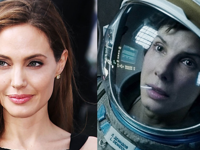 Angelina Jolie passed on the lead in Oscar-winner “Gravity.”