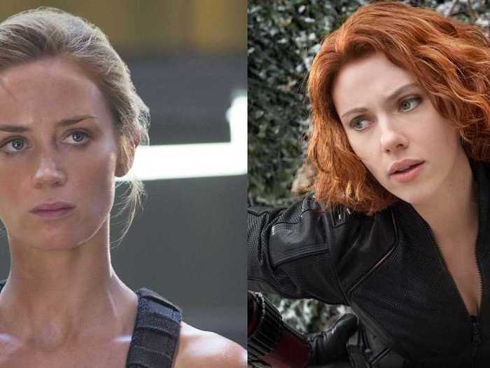 Emily Blunt turned down the role of Black Widow in "Iron Man 2."