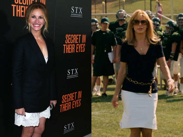 Julia Roberts passed on the playing Leigh Anne Tuohy in "The Blind Side."