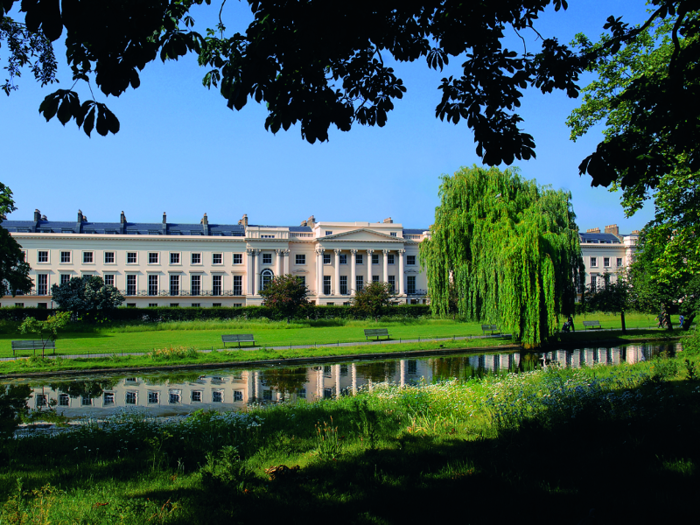 This is Cornwall Terrace, said to be Britain