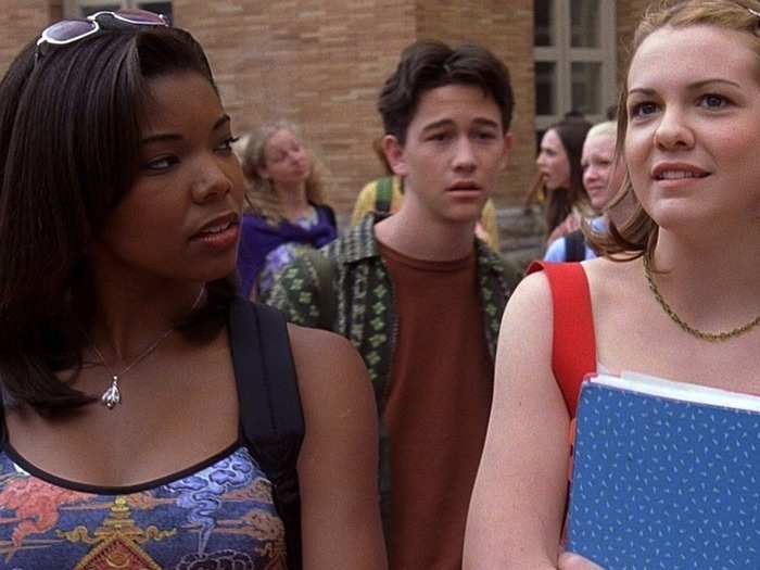 Gabrielle Union played a sophomore high school student and best friend to Bianca Stratford in "10 Things I Hate About You."