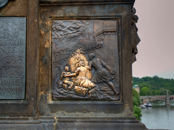 Touching the statue of St. John of Napomuk also ensures another visit to Prague.