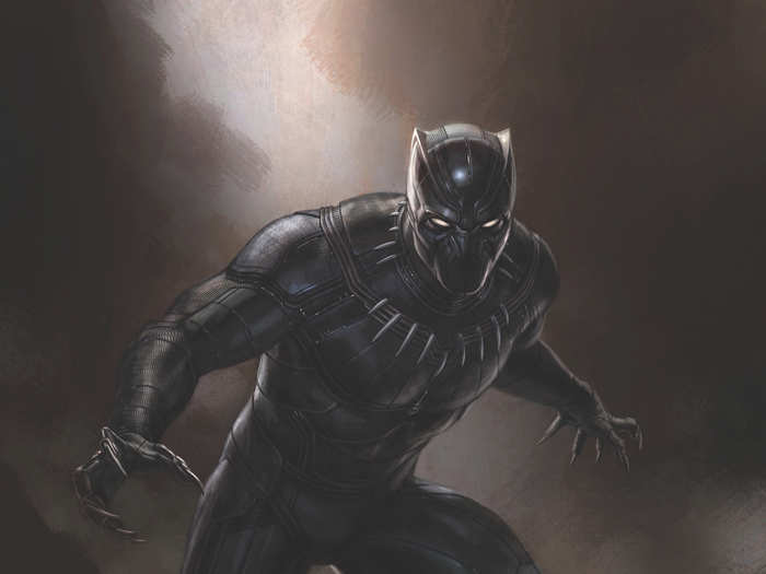 This is very similar to some of the first artwork we saw for Black Panther.