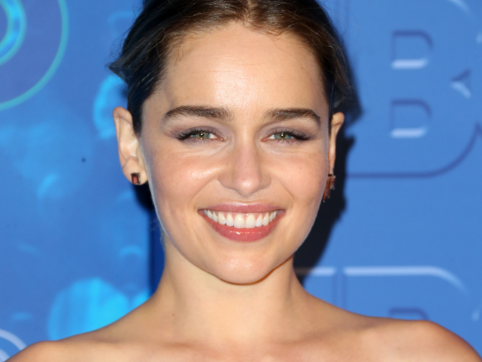 British actress Emilia Clarke who plays Daenerys is actually a brunette in real life.