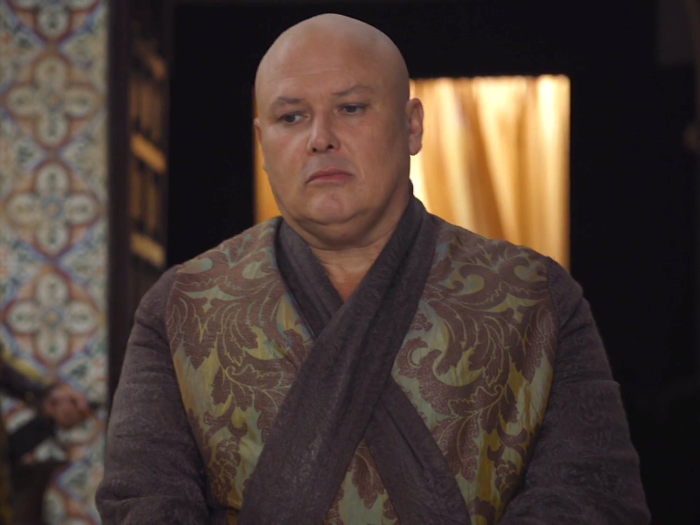 Varys, the plotting eunuch who is also known as "the Spider," set sail with Daenerys to Westeros.