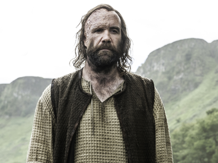 The Hound, aka Sandor Clegane, was brought back form the brink of death. He