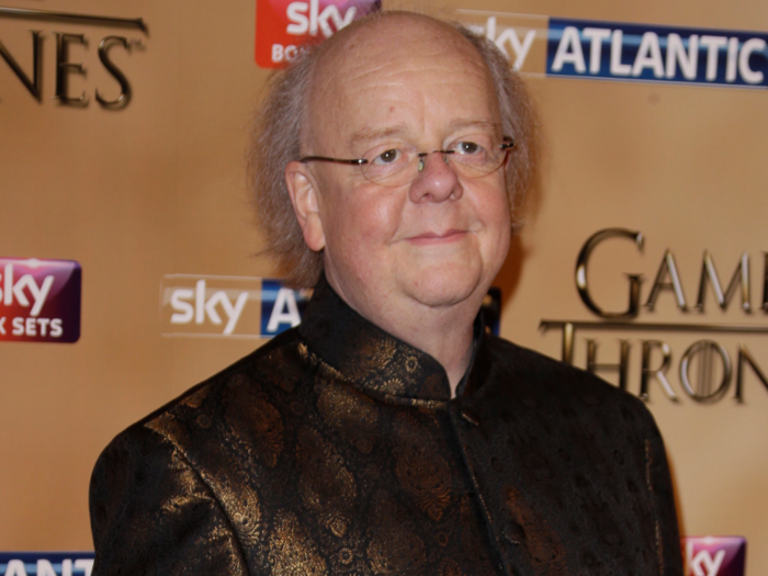 English actor, screenwriter, and film director Roger Ashton-Griffiths looks a lot less silly without that facial hair.