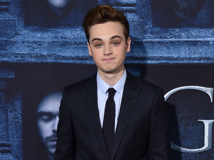 Dean-Charles Chapman plays Tommen, but his hair is darker in real life.