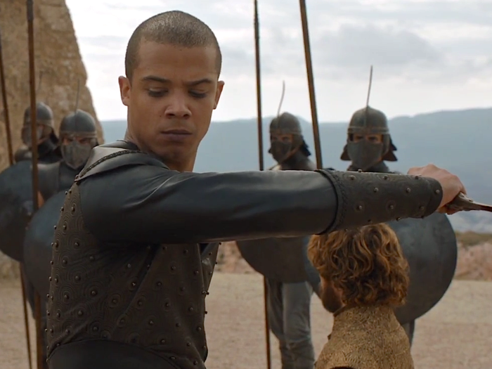 Grey Worm, the leader of Daenerys