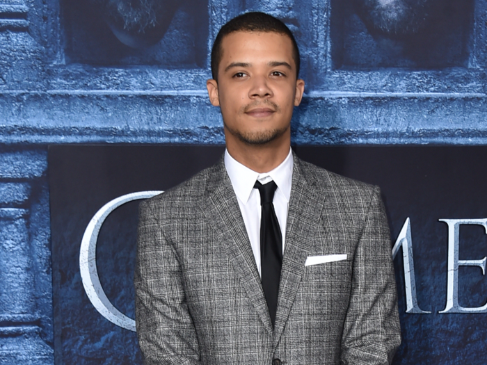 British actor and singer Jacob Anderson lets his hair grow out more than his character Grey Worm.