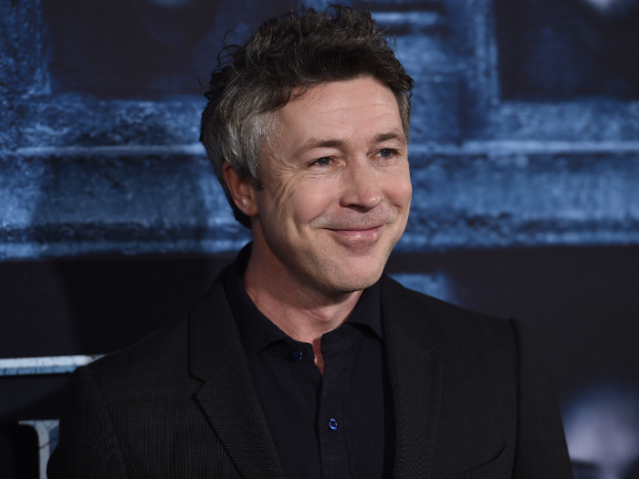 In real life, Irish actor Aidan Gillen prefers the clean-shaven look.