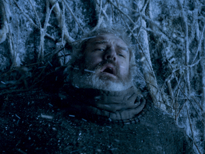 Fans were devastated when it was revealed that Hodor sacrificed himself for Bran by "holding the door" — the phrase that devolved into the one word he said for the rest of his life.