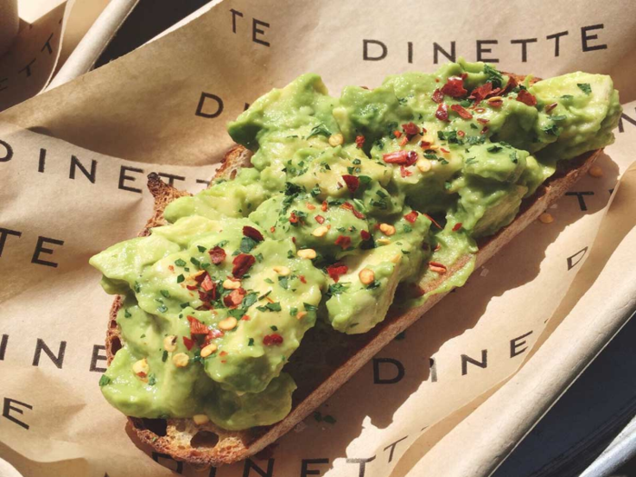 Avocado toast, Dinette