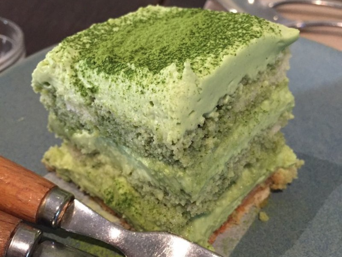 Matcha tiramisu, Cafe Oratnek