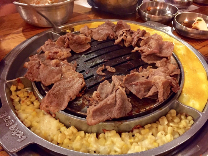 Meat platter, Kang Ho Dong Baekjeong