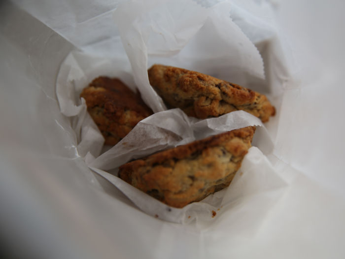 When two of my fellow co-workers heard where I was going, they immediately placed orders, which is how I ended up with a very heavy bag of cookies.