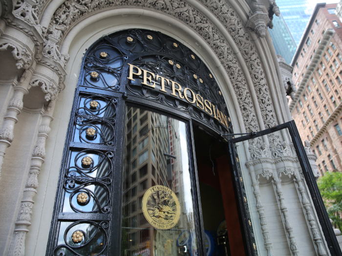 My next stop was Petrossian, a high-end French restaurant and caviar specialist that sits right on the edge of Central Park.